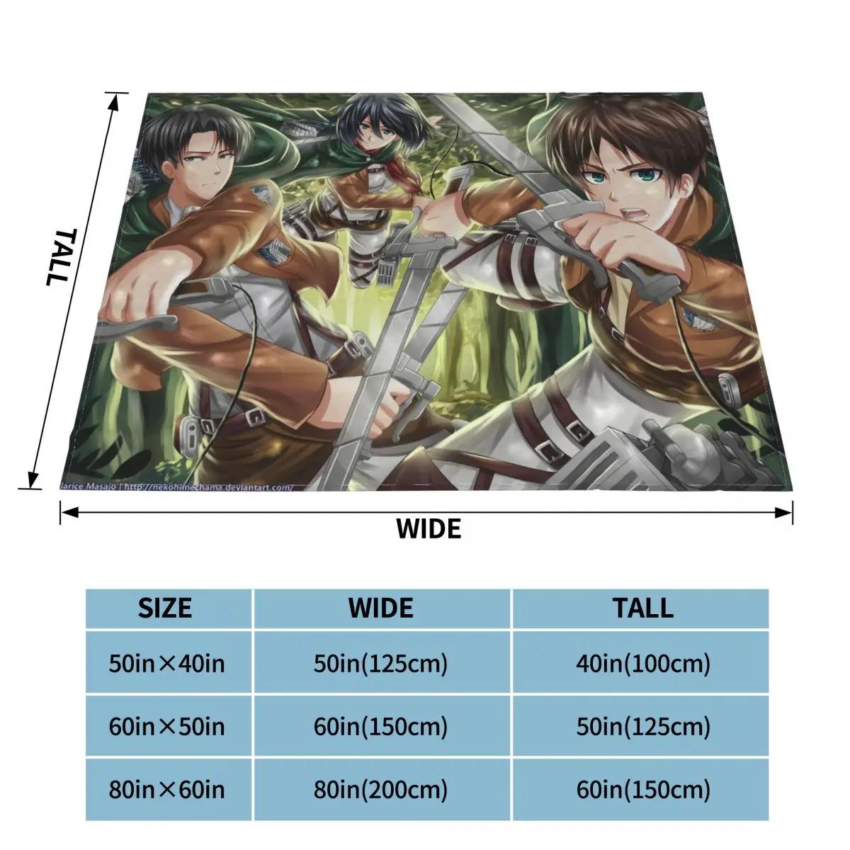 

Атака титанов фланелевые пледы Shingeki No Kyojin аниме одеяло для постельного белья автомобиль супер теплое одеяло для спальни 75x100cm 30x40in