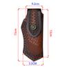 15 CM Folding Knife Holder Two Layers Cowhide Scabbard Universal Knife Cover Scabbard for Pocket Knife Holsters with Belt Buckle