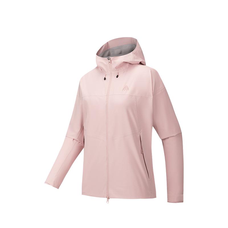 Anta Outdoor Loose Windproof Rainproof Jacket Women Jackets 962536601-1