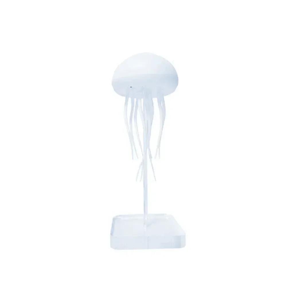 Jellyfish Light Voice Control Atmosphere Night Lights Type-C Charging Bedside Lamp Flexible Tentacles for Holiday Children Gifts