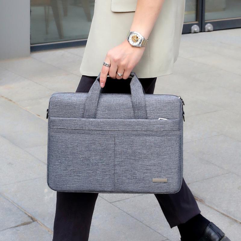 Stoßfeste Schulter- & Messenger-Laptoptasche (13-17 Zoll) - Mehrzweck-Handtasche & Geschenktasche