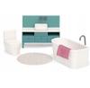 Lundby Dollhouse Furniture Basic Bathroom Set