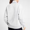 Puma Sports Lifestyle Series Letter Casual Stand Collar Long Sleeve Sweatshirt Women Sweatshirt Gray 534387-04