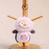 Penguin Plush Keychain With Soft Short Plush Fabric For Girls Bags And Accessories