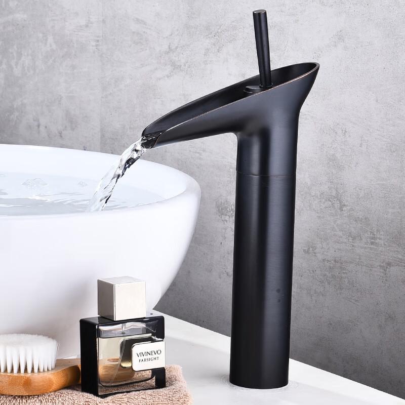 

TLXT Wine Glass Waterfall Countertop Basin Faucet