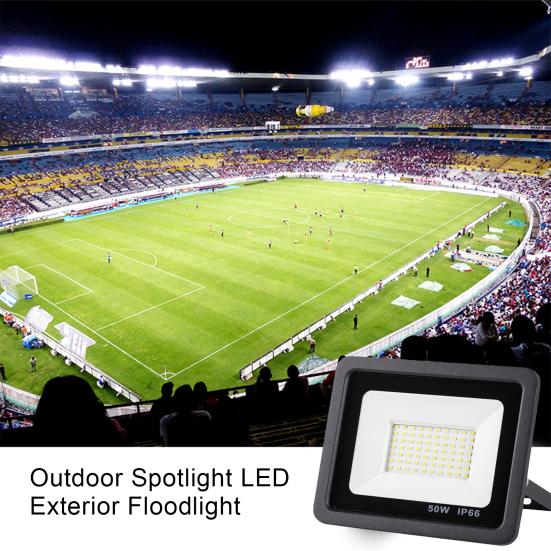 Outdoor Spotlight IP66 Waterproof Widely Used Metal Practical High Brightness Outdoor Security LED Floodlight Garden Supplies