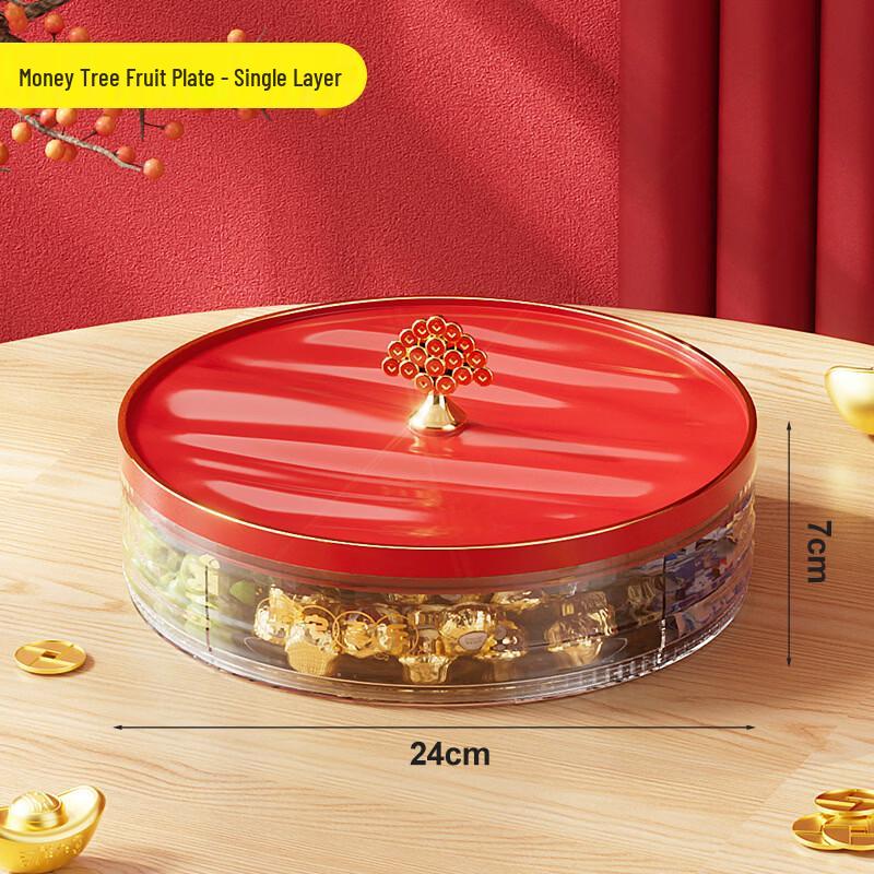 Festive Divided Snack and Candy Tray