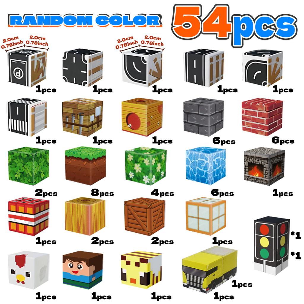 High-Quality Magnetic High-Quality Blocks - High-Quality Grassland High-Quality Magnetic High-Quality Building High-Quality Blocks High-Quality Set