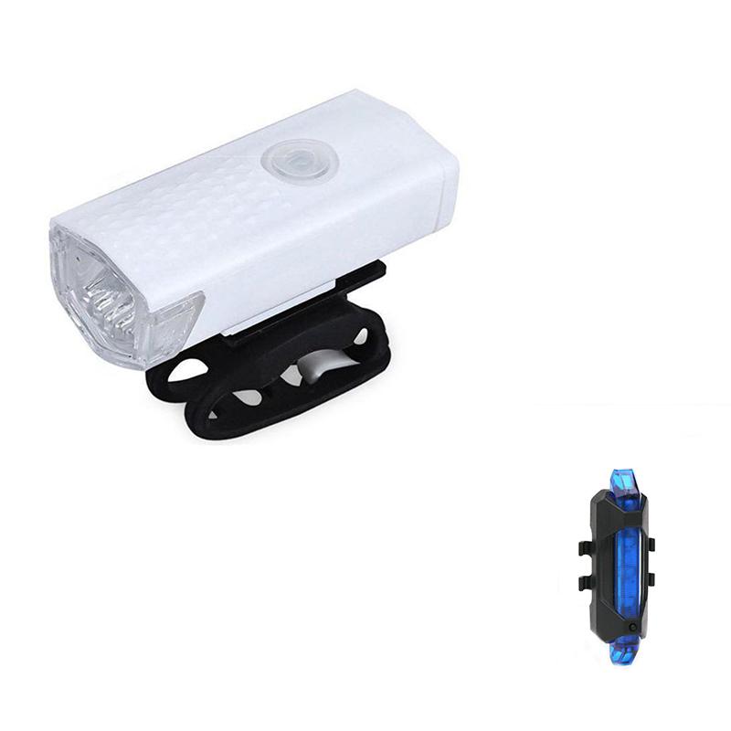Bicycle Tail Light USB  Waterproof Rechargeable Bike Light Night Cycling Headlight USB LED Safety Warning Light Bike Accessories