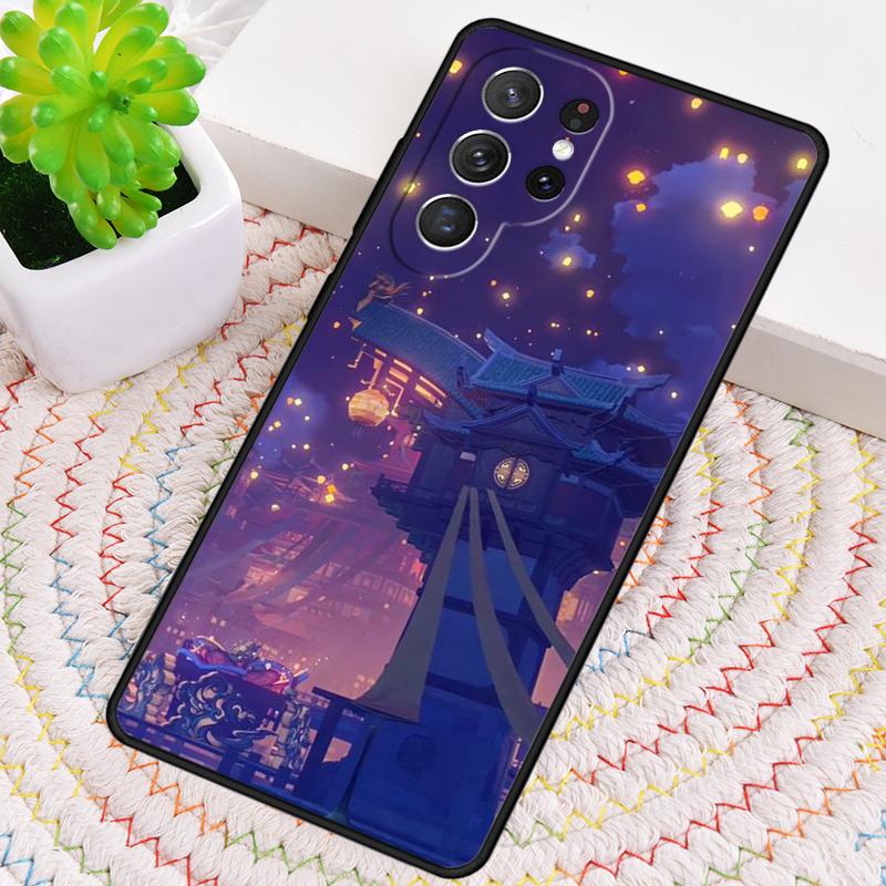 Genshin Impact Game Silicone Phone Case For Samsung Galaxy note 10 pro S26 S25 S24 S23 S22 S21 Plus S25Ultra Capa Cover
