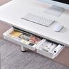 Invisible Under Desk Drawer Plastic Pencil Tray Durable Stationery Organizer Bedroom