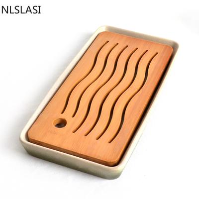 Ceramic Tea Tray Water Storage Type Dry Bubble Tray Mini Small Water Tray Fast Passenger Cup Travel Tea Dry Bubble Hotel