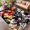 Demon Slayer Print Rug, Washable Floor Carpet, For Entryway Dorm Laundry Room Office Study, Home Decor Birthday Christmas Gift