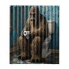 Funny Monkey Animal Shower Curtain with Hooks Waterproof Polyester Fabric Bathroom Modern Minimalist Curtains Decor Bath Room