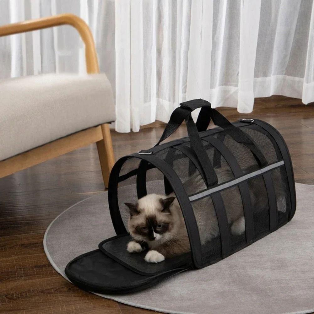 Comfortable Cats Dog Carrier Oxford Cloth Outdoor Cat Carrier Bag  for Cats Puppy