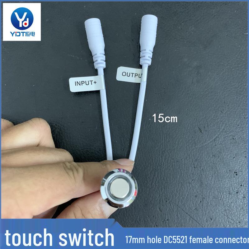 Touch-Sensitive LED Desk Lamp & Night Light: Dimmable Reading and Cabinet Illumination