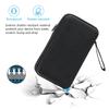 ProCase Gadget Shockproof EVA Material PC Peripheral Storage Small Item Organizer Accessory Travel Case with Wrist Strap Black Pouch, Bag, &