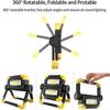 Led Work Light Portable Rechargeable 360 Degree Rotating Battery Powered Flood Lamps For Camping Car