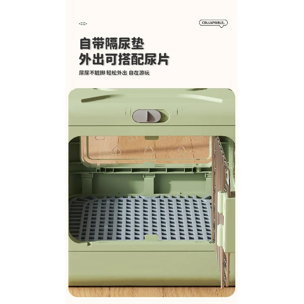 Pet Supplies Portable Pet Air Bag Folding Dog Suitcase Out Car Carrying Large Capacity Cat Checked Transparent Box