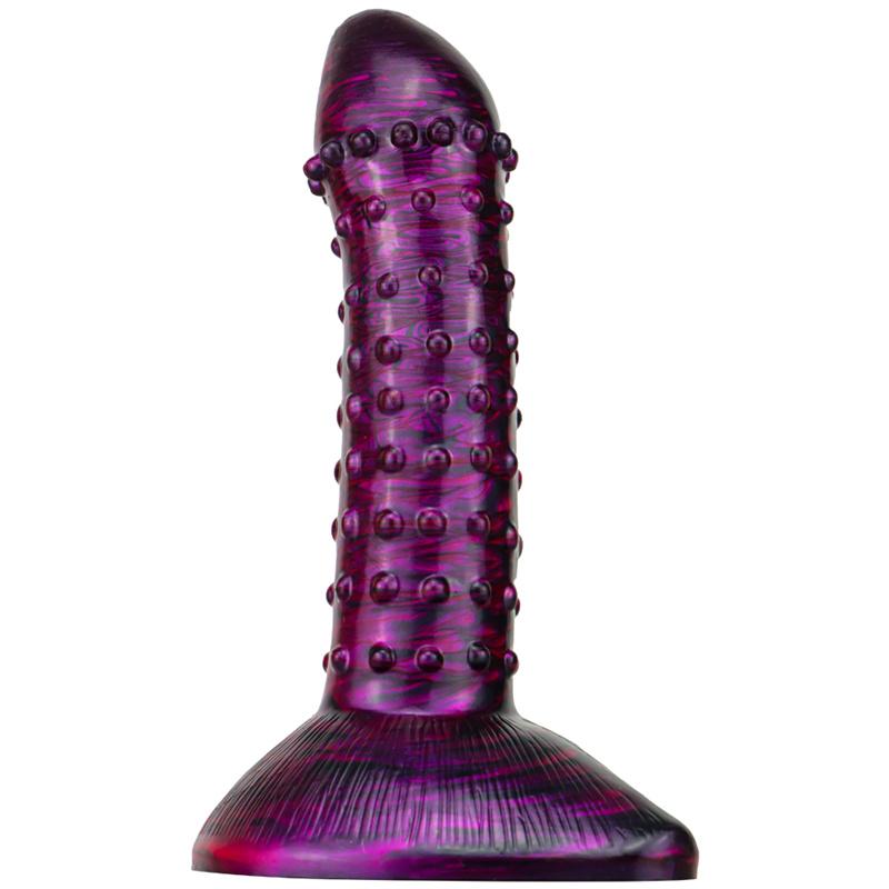 Female Soft Dildo Masturbator Oversized Alien Mixed Color Simulation Dildo Adult Supplies