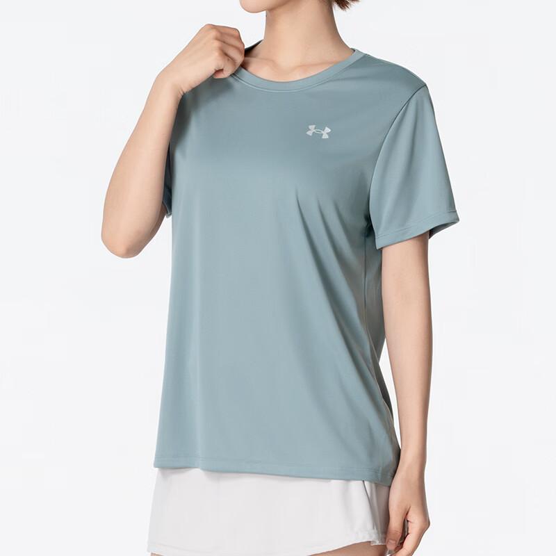 Under Armour Training Breathable Fitness Short Sleeve T-Shirt Women Tops 1384246-323