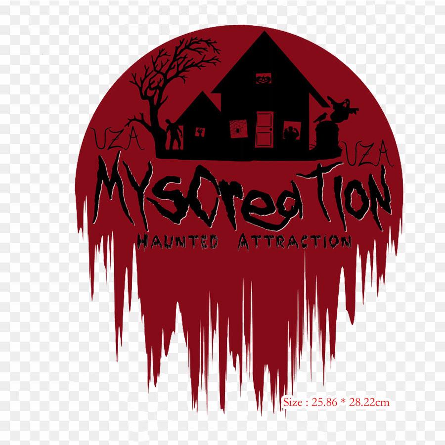 Halloween Royalty Free Iron On Heat Transfer Printing Vinyl Patches Sticker for Clothes DIY Appliques Washable Patches