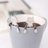 Creative Stainless Steel Cat Spoon - Cartoon Coffee & Stirring Spoon
