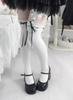 Japanese Hot Lolita Gentle Ballet Socks Women Spring Bowknot Mid-calf Socks JK Harajuku Sweet Cotton Socks