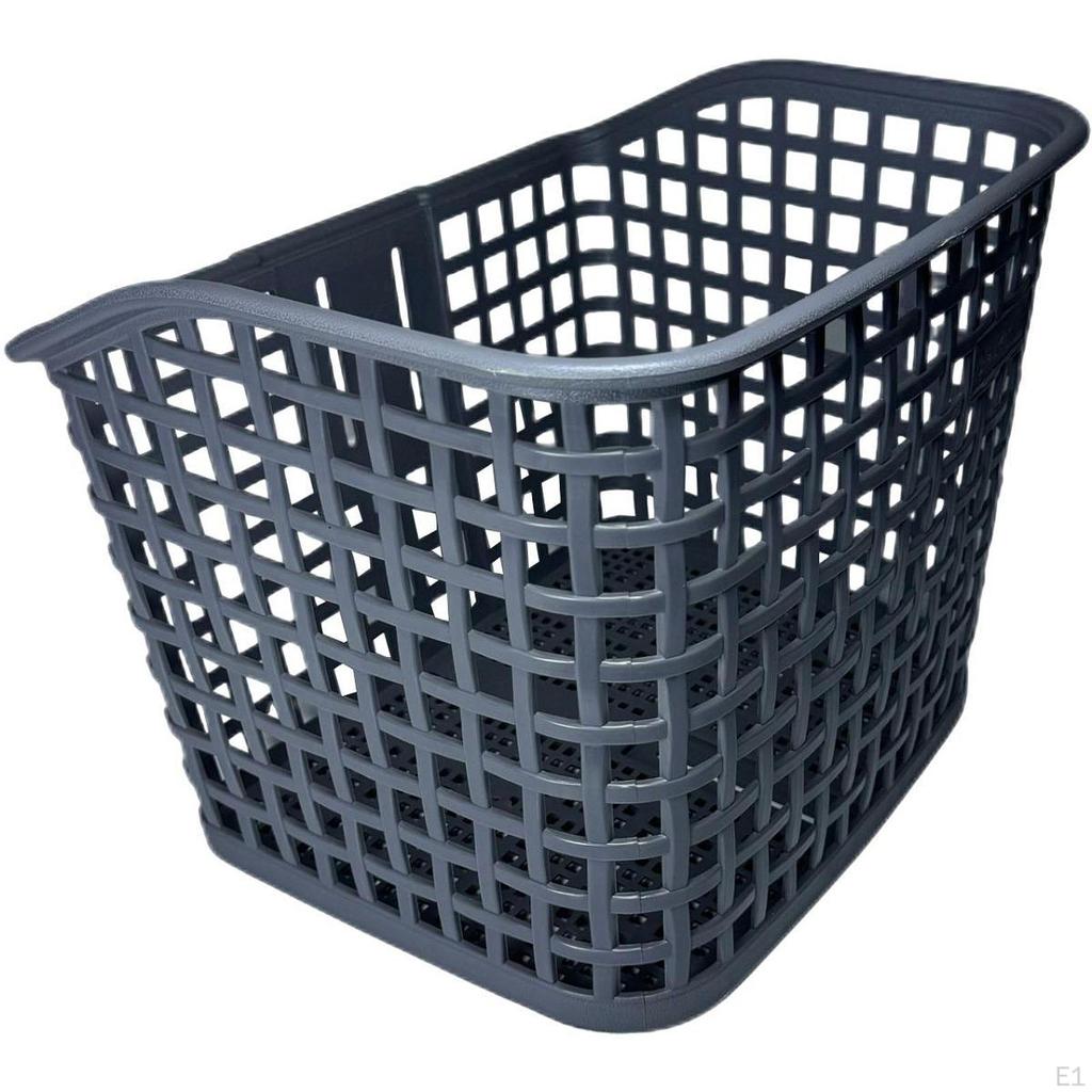 Bike Front Basket Mesh Holder Vegetable Hollow Bicycle Storage Cycling