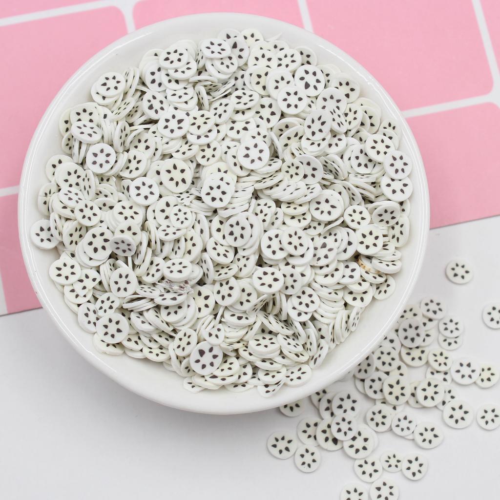 Hot Selling Miniature Polymer Clay Figurine Multi-Fruit Slices Sprinkles for Kids Craft and Slime