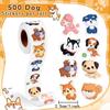 500Pcs Roll Pet Dog Reward Sticker Fun Motivationsticker For School Teacher Student Stationery Stickers Kids