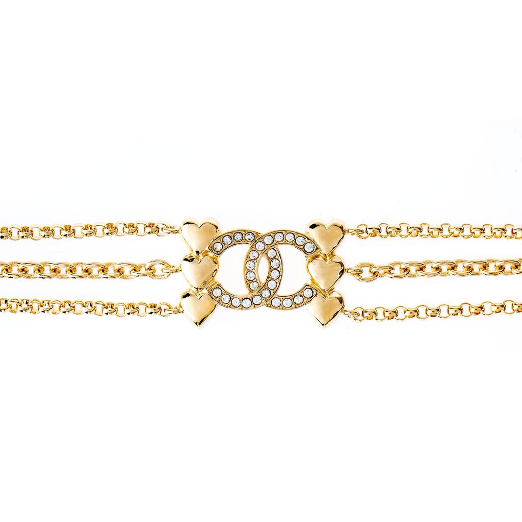 CHANEL Double C Necklaces Women's Gold ABA260-B10486-NN007