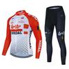 New Sky Lotto Tour de France Team Edition Long Sleeve Trousers Cycling Suit Manufacturer Speed Down Suit Racing Suit Wholesale Customization