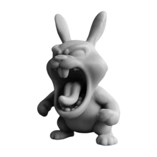 

Yousheng ревущий в гневе фигурка животного 3D печатная собака кролик акула слон статуя скульптура домашний офис книжная полка настольное украшение орнамент B