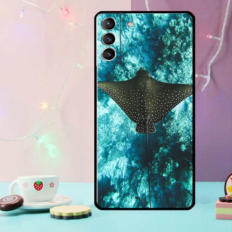 

Чехол для телефона с изображением ската для Samsung Galaxy S24 Ultra S20 S21 S22 S23 S25 Ultra S9 S10 Plus S24 FE Galaxy S25 FE
