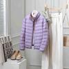 Women's light and thin stand-up collar down jacket autumn and winter new white duck down thin down jacket