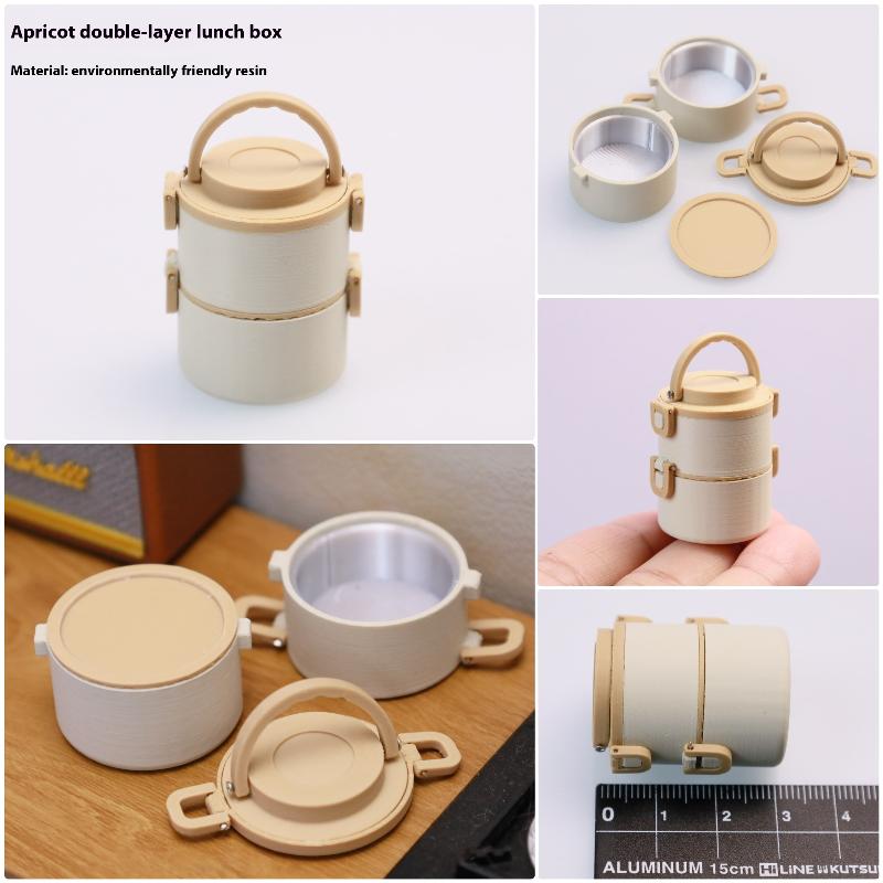 1Pcs Doll Scene Ornament Accessories Miniature Dollhouse Air Fryer Simulation Warm Water Bottle Rice Bucket Juicer Appliance