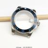 Stainless steel case, suitable for Japanese NH35/36 movement, transparent back cover--40MM
