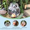 1/2/3Pcs Automatic Flower Watering Device Panda Design Self-Watering Planter Insert Soil Moisture Regulator Transparent Plant Waterer