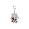 Portachiavi 55MM Anime GIRLS und PANZER The Movie Nishizumi Miho/Akiyama Yukari Portachiavi Modello Piatto Acrilico Regali di Natale