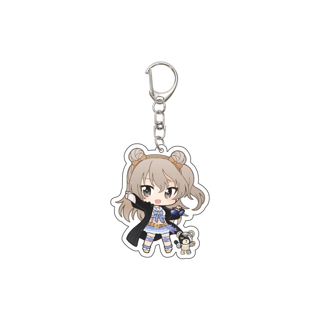 Portachiavi 55MM Anime GIRLS und PANZER The Movie Nishizumi Miho/Akiyama Yukari Portachiavi Modello Piatto Acrilico Regali di Natale