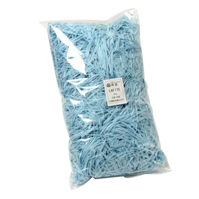500g/1000g Färgglad Hackad Raffia Fyllning Krusat Papper Färgglad Fyllning för Födelsedagspresentlåda Fest Bröllop Juldekoration