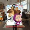 Russian animation Fairy Tale Masha and the Bear Cartoon Blanket Soft Four Seasons Home Bed Blanket Sofa Cover Office Napping Picnic Blanket M1