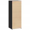 Highboard Black 45 x 41 x 124 cm Particle Board