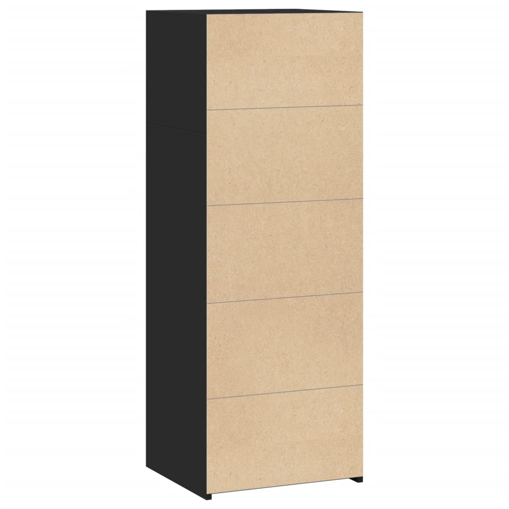 Highboard Black 45 x 41 x 124 cm Particle Board