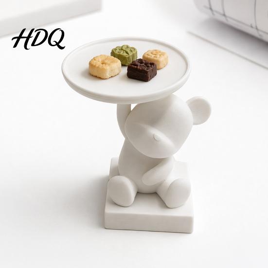 Polar Bear Tray 3D Printed Storage Tray Cute Animal Ring Holder