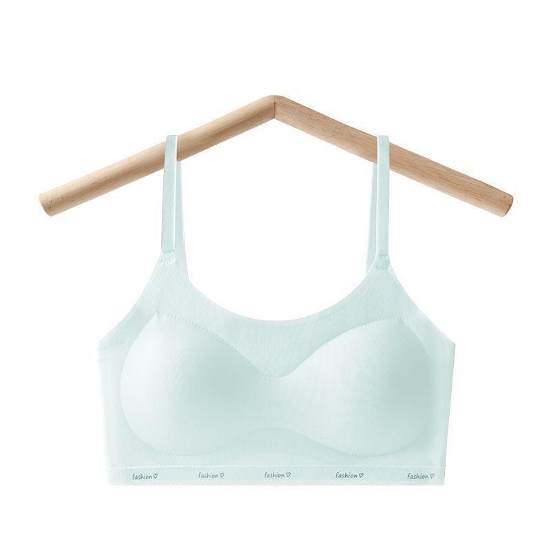 812 Girls' Summer Ice Silk Tank Top with Built-In Bra – Youth Backless Design