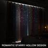 2PCS Star Curtains Blackout High Precision Curtains for Kids Girls Bedroom Living Room Colorful