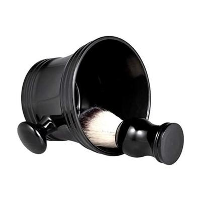 Vkzyllife Traditional Beard Shaving Tool Set Best Mug Made of ABS, Shaving Bowl with Brush
