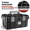 Large Shockproof Tool Box Waterproof Hard Case Garage Storage Tool Chest Organizer Vehicle-mounted Household Use Tools Packaging